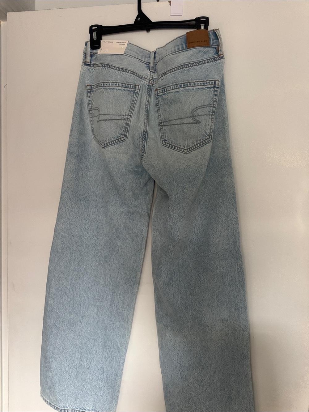 American Eagle Outfitters Light Blue Wide Leg Jeans